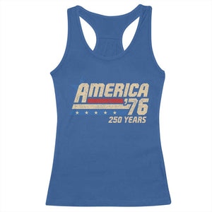 250th Anniversary USA Racerback Tank Top America Retro 250 Years 1776 2026