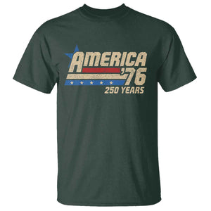 250th Anniversary USA T Shirt America Retro 250 Years 1776 2026