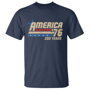 250th Anniversary USA T Shirt America Retro 250 Years 1776 2026