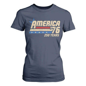 250th Anniversary USA T Shirt For Women America Retro 250 Years 1776 2026