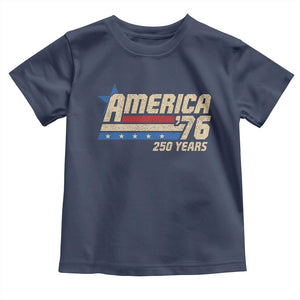 250th Anniversary USA Toddler T Shirt America Retro 250 Years 1776 2026