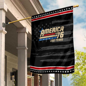 250th Anniversary USA Patriotic Garden Flag America Retro 250 Years 1776 2026