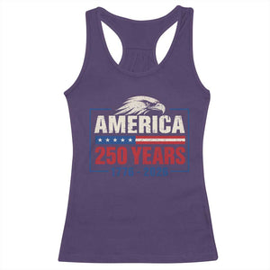 250 Anniversary USA Racerback Tank Top Retro Eagle 250 Years Of Freedom 1776 2026