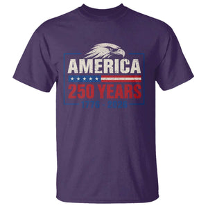 250 Anniversary USA T Shirt Retro Eagle 250 Years Of Freedom 1776 2026