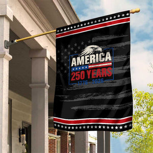 250 Anniversary USA Patriotic Garden Flag Retro Eagle 250 Years Of Freedom 1776 2026