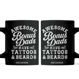 Funny Stepdad Coffee Mug Awesome Bonus Dads Have Tattoos And Beards