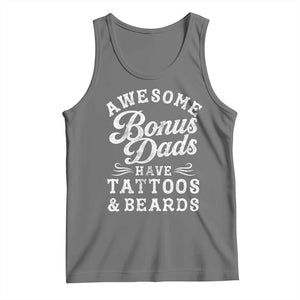 Funny Stepdad Tank Top Awesome Bonus Dads Have Tattoos And Beards