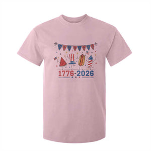 250th Anniversary USA T Shirt For Kid Patriotic Watermelon Hotdog Firework 250 Years American 1776 2026 250th 4th July