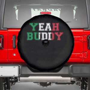 Yeah Buddy Italian Flag Spare Tire Cover Vintage Retro TS10 Black Print Your Wear