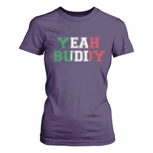 Yeah Buddy Italian Flag T Shirt For Women Vintage Retro TS10 Purple Print Your Wear