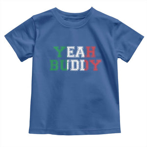 Yeah Buddy Italian Flag Toddler T Shirt Vintage Retro TS10 Royal Blue Print Your Wear