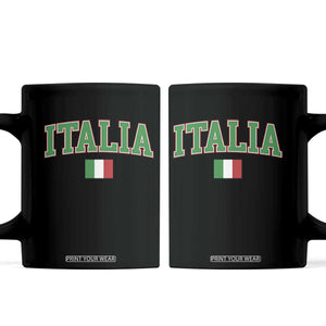 Vintage Italia Coffee Mug Print Retro Varsity Italian Apparel TS10 Black Print Your Wear