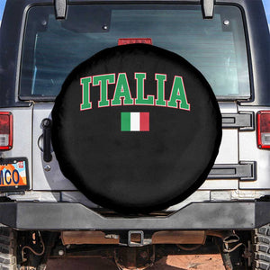 Vintage Italia Spare Tire Cover Print Retro Varsity Italian Apparel TS10 No hole Black Print Your Wear