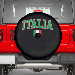 Vintage Italia Spare Tire Cover Print Retro Varsity Italian Apparel TS10 Black Print Your Wear