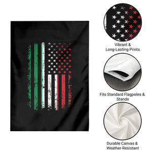 Italian American Flag Garden Flag Retro Italian Family Italy Flag TS10 Print Your Wear