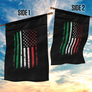 Italian American Flag Garden Flag Retro Italian Family Italy Flag TS10 Print Your Wear