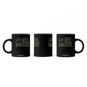 Dog Dad Coffee Mug Fathers Day Gift for Dog Lovers Camo American Flag USA TS10 Print Your Wear