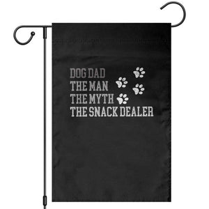 Dog Dad Garden Flag Fathers Day Gift for Dog Lovers Retro Vintage TS10 Black Print Your Wear