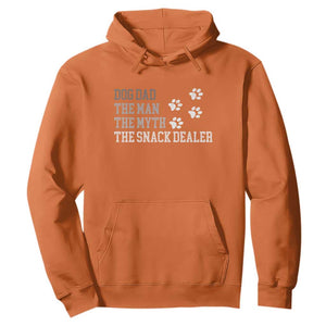 Dog Dad Hoodie Fathers Day Gift for Dog Lovers Retro Vintage TS10 Orange Print Your Wear