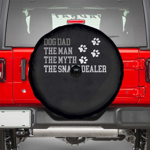 Dog Dad Spare Tire Cover Fathers Day Gift for Dog Lovers Retro Vintage TS10 Black Print Your Wear