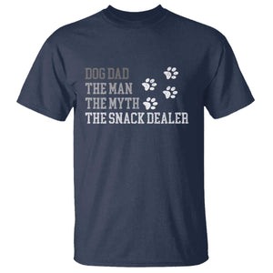 Dog Dad T Shirt Fathers Day Gift for Dog Lovers Retro Vintage TS10 Navy Print Your Wear
