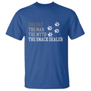 Dog Dad T Shirt Fathers Day Gift for Dog Lovers Retro Vintage TS10 Royal Blue Print Your Wear