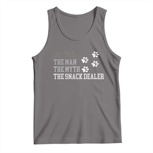 Dog Dad Tank Top Fathers Day Gift for Dog Lovers Retro Vintage TS10 Deep Heather Print Your Wear