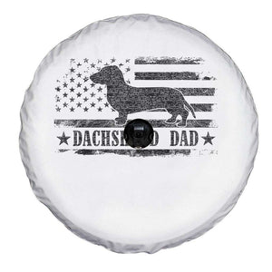 Dachshund Dog Dad Spare Tire Cover Fathers Day Gift for Dog Lovers American Flag TS10 Print Your Wear