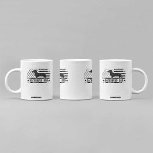 Dachshund Dog Dad Coffee Mug Fathers Day Gift for Dog Lovers American Flag TS10 Print Your Wear