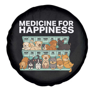 Funny Dog Lover Spare Tire Cover My Medicine For Happiness Called Cats Everyday TS10 Print Your Wear