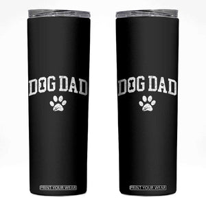 Retro Dog Dad Skinny Tumbler Distressed Fathers Day Gift for Dog Lovers TS10 Black Print Your Wear