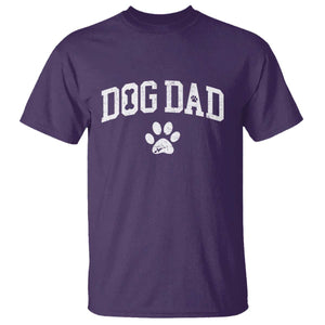 Retro Dog Dad T Shirt Distressed Fathers Day Gift for Dog Lovers TS10 Purple Print Your Wear