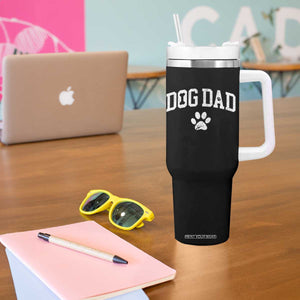 Retro Dog Dad Tumbler With Handle Distressed Fathers Day Gift for Dog Lovers TS10 Print Your Wear