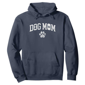 Dog Mom Hoodie Floral Fur Mama Gift For Her Mothers Day TS10 Navy Print Your Wear