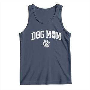 Dog Mom Tank Top Floral Fur Mama Gift For Her Mothers Day TS10 Navy Print Your Wear