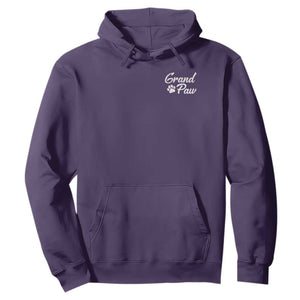 Grandpaw Hoodie Best Dog Grandpa Fathers Day Gift From Dog TS10 Purple Print Your Wear