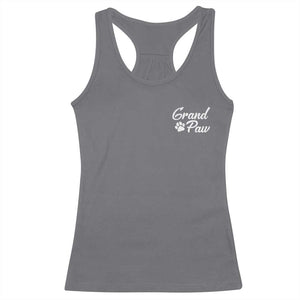 Grandpaw Racerback Tank Top Best Dog Grandpa Fathers Day Gift From Dog TS10 Charcoal Print Your Wear