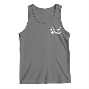 Grandpaw Tank Top Best Dog Grandpa Fathers Day Gift From Dog TS10 Black Heather Print Your Wear