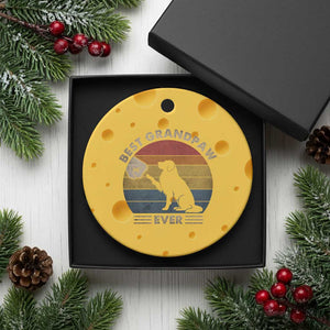 Best Grandpaw Ever Ceramic Ornament Retro Dog Grandpa Fathers Day Gift From Dog TS10 1pc Yellow Cheese Print Your Wear