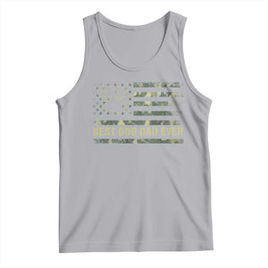 Best Dog Dad Ever Tank Top Camo American Flag USA Fathers Day Gift for Dog Lovers TS10 Athletic Heather Print Your Wear