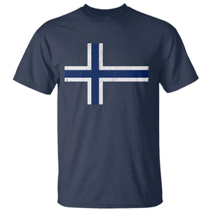 Norway Flag T Shirt Distressed Norwegian Norge Nordic Red White Blue Symbol
