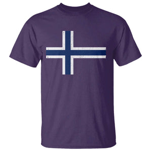Norway Flag T Shirt Distressed Norwegian Norge Nordic Red White Blue Symbol