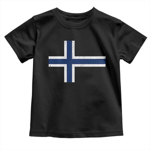 Norway Flag Toddler T Shirt Distressed Norwegian Norge Nordic Red White Blue Symbol