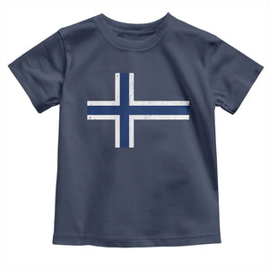 Norway Flag Toddler T Shirt Distressed Norwegian Norge Nordic Red White Blue Symbol