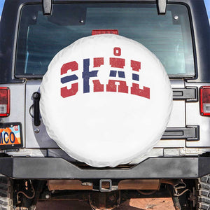 Skal Norway Flag Spare Tire Cover Vintage Cheers Norwegian Sayings Viking Heritage Scandinavian Graphic