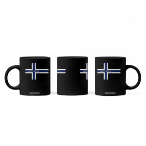 Norway Flag Cross Coffee Mug Vintage Distressed Norwegian Heritage Patriotic Scandinavian Graphic