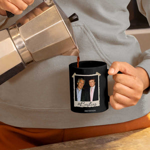 Trump Epstein Besties Coffee Mug Funny FDT Vintage Photo BFF Best Friends Forever TS10 Print Your Wear