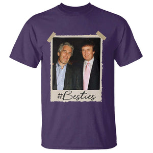 Trump Epstein Besties T Shirt Funny FDT Vintage Photo BFF Best Friends Forever TS10 Purple Print Your Wear