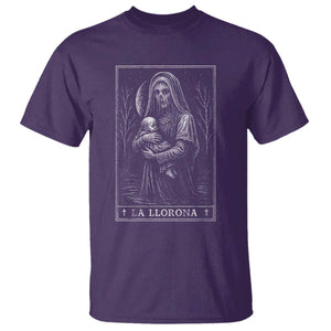 La Llorona T Shirt Tarot Card Horror Death Occult Mexican Folklore Halloween TS10 Purple Print Your Wear