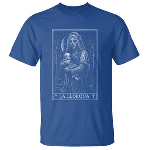 La Llorona T Shirt Tarot Card Horror Death Occult Mexican Folklore Halloween TS10 Royal Blue Print Your Wear